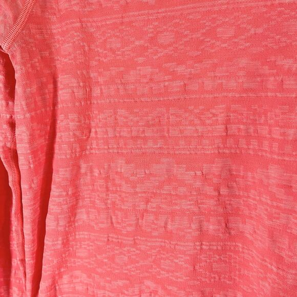 Lululemon Rest Less Pullover Heathered Electric Coral 8 Long Sleeves Top - Picture 5 of 8
